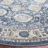 Safavieh Rosewood 6'-7" x 6'-7" Rug in Ivory / Blue