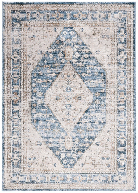 Safavieh Rosewood Row108A Ivory/Blue Rug.