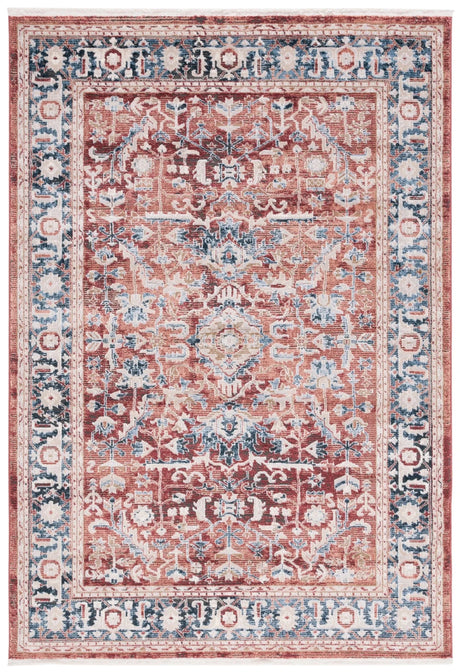 Safavieh Rosewood 4'-0" x 6'-0" Rug in Blue / Red