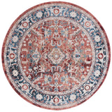 Safavieh Rosewood 6'-7" x 6'-7" Rug in Blue / Red