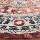 Safavieh Rosewood 6'-7" x 6'-7" Rug in Blue / Red