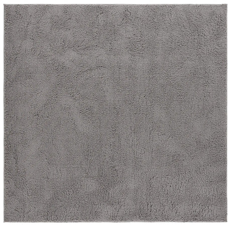 Safavieh Rumi Shag 6'-7" x 6'-7" Rug in Dark Grey