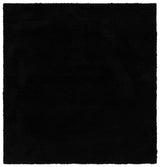 Safavieh Rumi Shag 6'-7" x 6'-7" Rug in Black