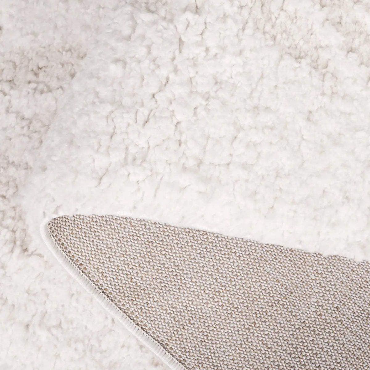 Safavieh Rumi Shag 4'-0" x 6'-0" Rug in Ivory / Light Beige