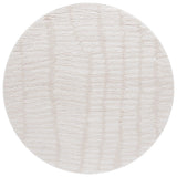 Safavieh Rumi Shag 5'-0" x 5'-0" Rug in Ivory / Light Beige