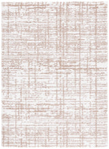 Safavieh Rumi Shag 4'-0" x 6'-0" Rug in Beige / Ivory