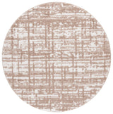 Safavieh Rumi Shag 6'-7" x 6'-7" Rug in Beige / Ivory
