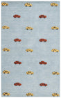 Safavieh Safavieh Kids 4'-0" x 6'-0" Rug in Light Blue / Yellow