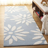 Safavieh Safavieh Kids 2'-6" x 8'-0" Rug in Light Blue / Ivory