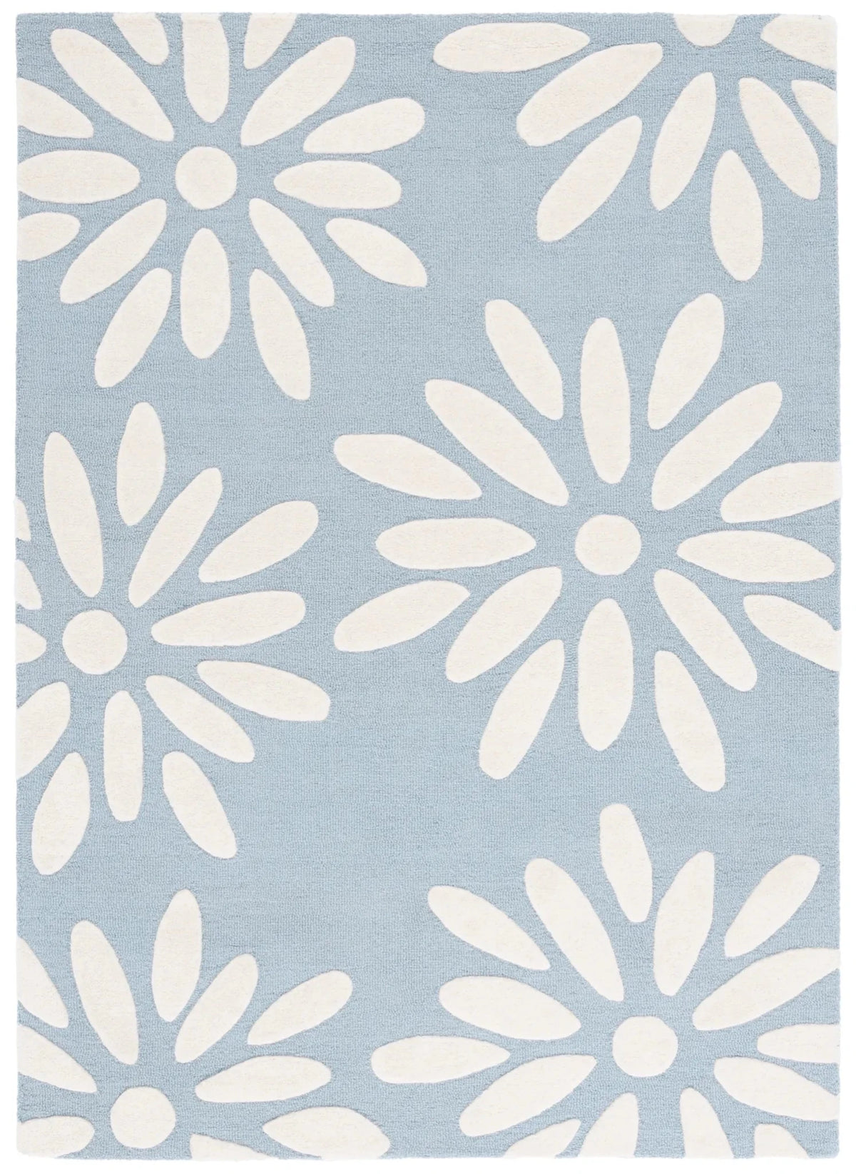 Safavieh Safavieh Kids 4'-0" x 6'-0" Rug in Light Blue / Ivory