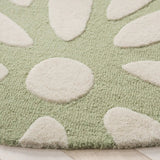 Safavieh Safavieh Kids 5'-0" x 5'-0" Rug in Sage / Ivory