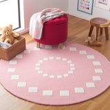Safavieh Safavieh Kids Sfk925U Pink/Ivory Rug.