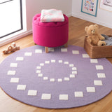 Safavieh Safavieh Kids Sfk925V Purple/Ivory Rug.