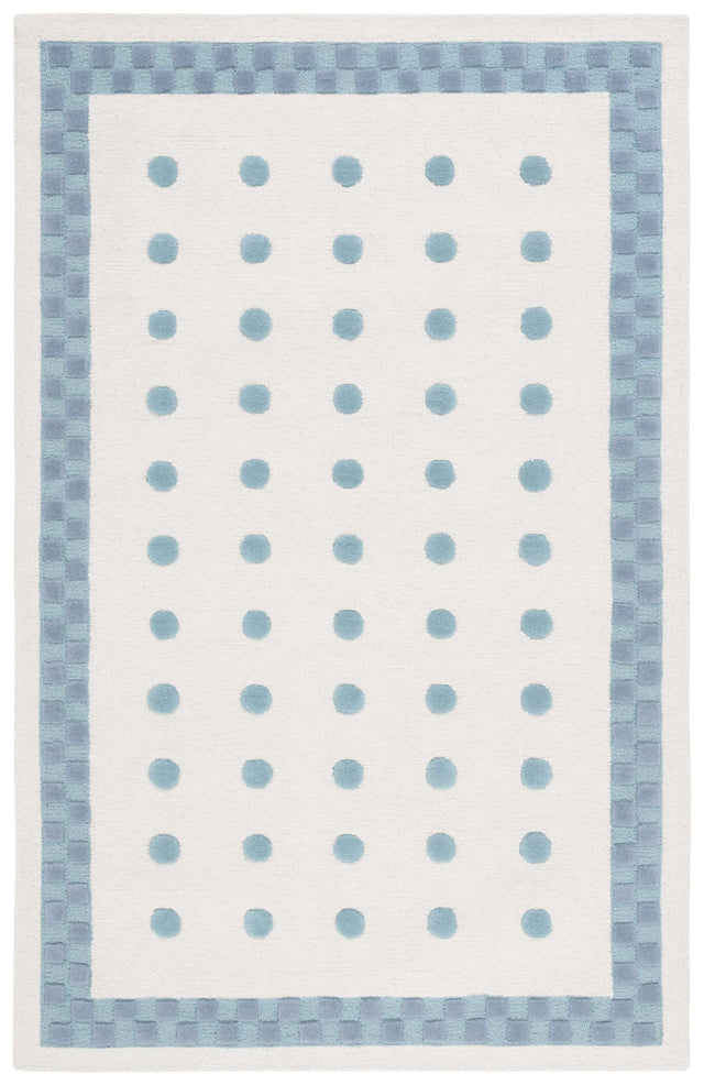 Safavieh Safavieh Kids Sfk930M Ivory/Blue Rug.