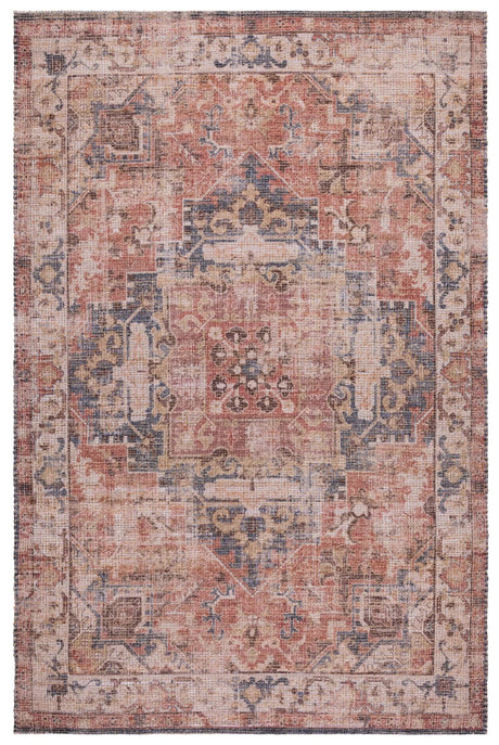 Safavieh Saffron 4'-0" x 6'-0" Rug in Natural / Pink
