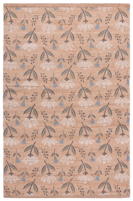 Safavieh Saffron 4'-0" x 6'-0" Rug in Natural / Green