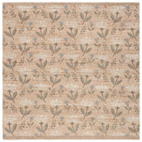 Safavieh Saffron 6'-0" x 6'-0" Rug in Natural / Green