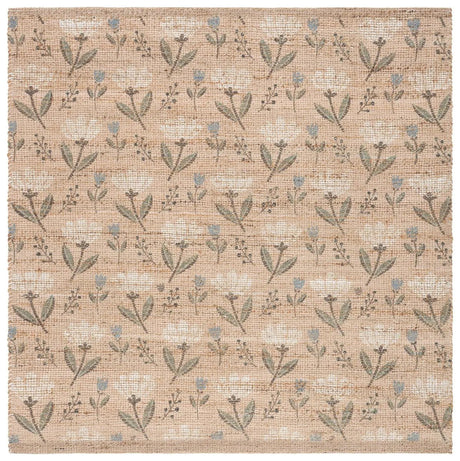 Safavieh Saffron 6'-0" x 6'-0" Rug in Natural / Green