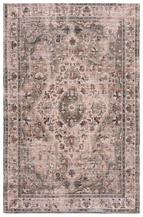 Safavieh Saffron 4'-0" x 6'-0" Rug in Natural / Green