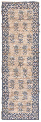 Safavieh Saffron 2'-3" x 8'-0" Rug in Natural / Blue