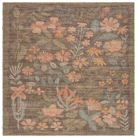 Safavieh Saffron 6'-0" x 6'-0" Rug in Green / Blue