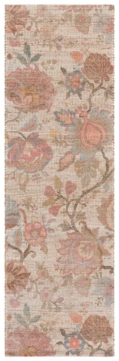 Safavieh Saffron 2'-3" x 8'-0" Rug in Ivory / Pink