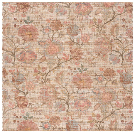 Safavieh Saffron 6'-0" x 6'-0" Rug in Ivory / Pink