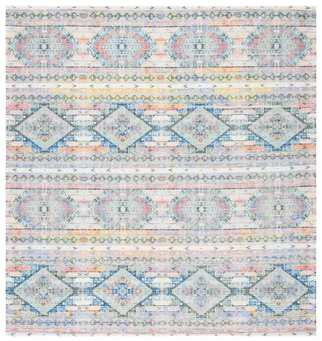 Safavieh Saffron 6'-0" x 6'-0" Rug in Cream / Blue