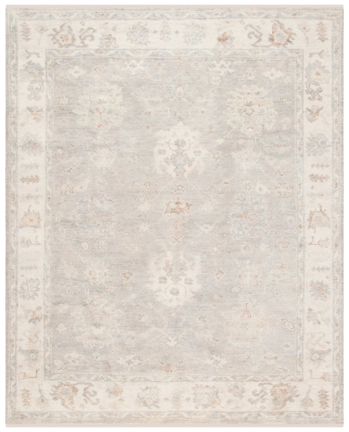 Safavieh Samarkand 10'-0" x 14'-0" Rug in Ivory / Silver