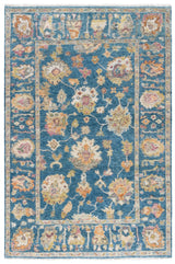 Safavieh Samarkand 6'-0" x 9'-0" Rug in Blue / Ivory