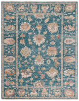 Safavieh Samarkand 10'-0" x 14'-0" Rug in Blue / Ivory