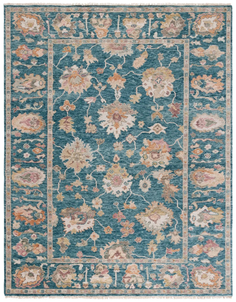 Safavieh Samarkand 10'-0" x 14'-0" Rug in Blue / Ivory