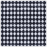 Safavieh Santa Clara 300 6'-0" x 6'-0" Rug in Black / Ivory