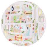 Safavieh Santa Monica Kids 6'-0" x 6'-0" Rug in Beige / Ivory