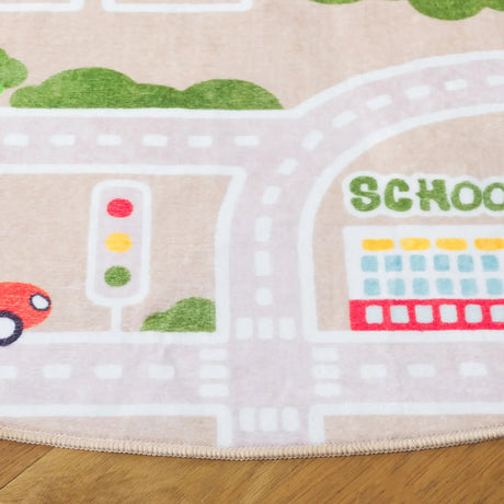 Safavieh Santa Monica Kids 6'-0" x 6'-0" Rug in Beige / Ivory