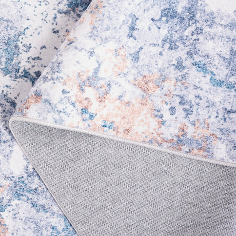 Safavieh Santa Monica Stm386A Ivory/Dark Blue Rug.