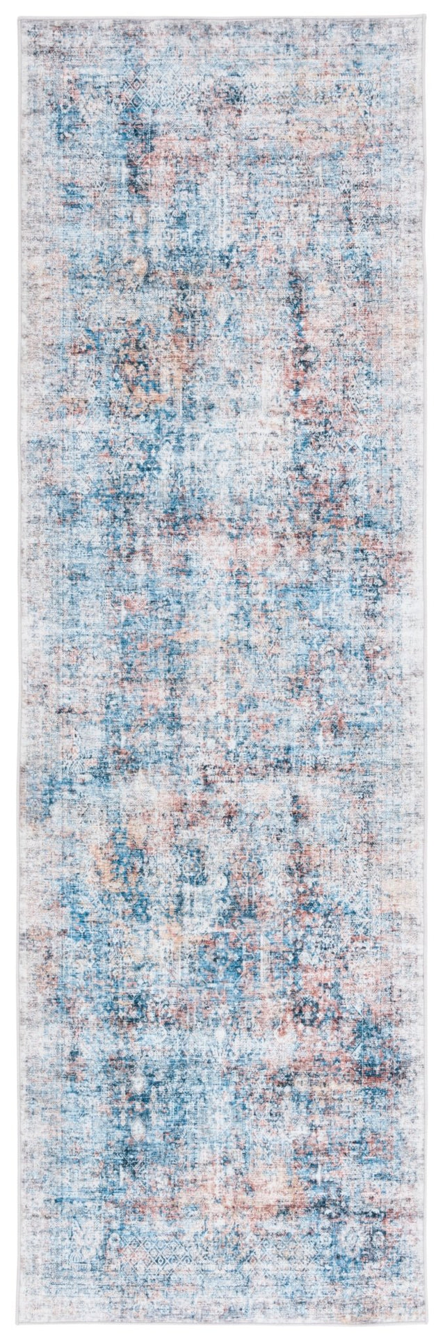 Safavieh Santa Monica Stm539M Blue/Rust Rug.