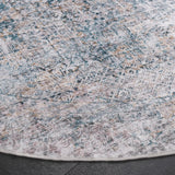 Safavieh Santa Monica 6'-0" x 6'-0" Rug in Dark Green / Beige