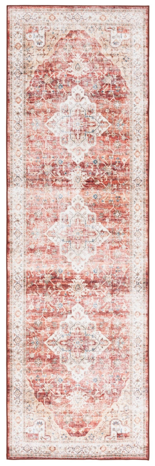 Safavieh Santa Monica Stm556Q Rust/Gold Rug.