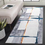 Safavieh Santa Monica 2'-6" x 8'-0" Rug in Grey / Light Grey