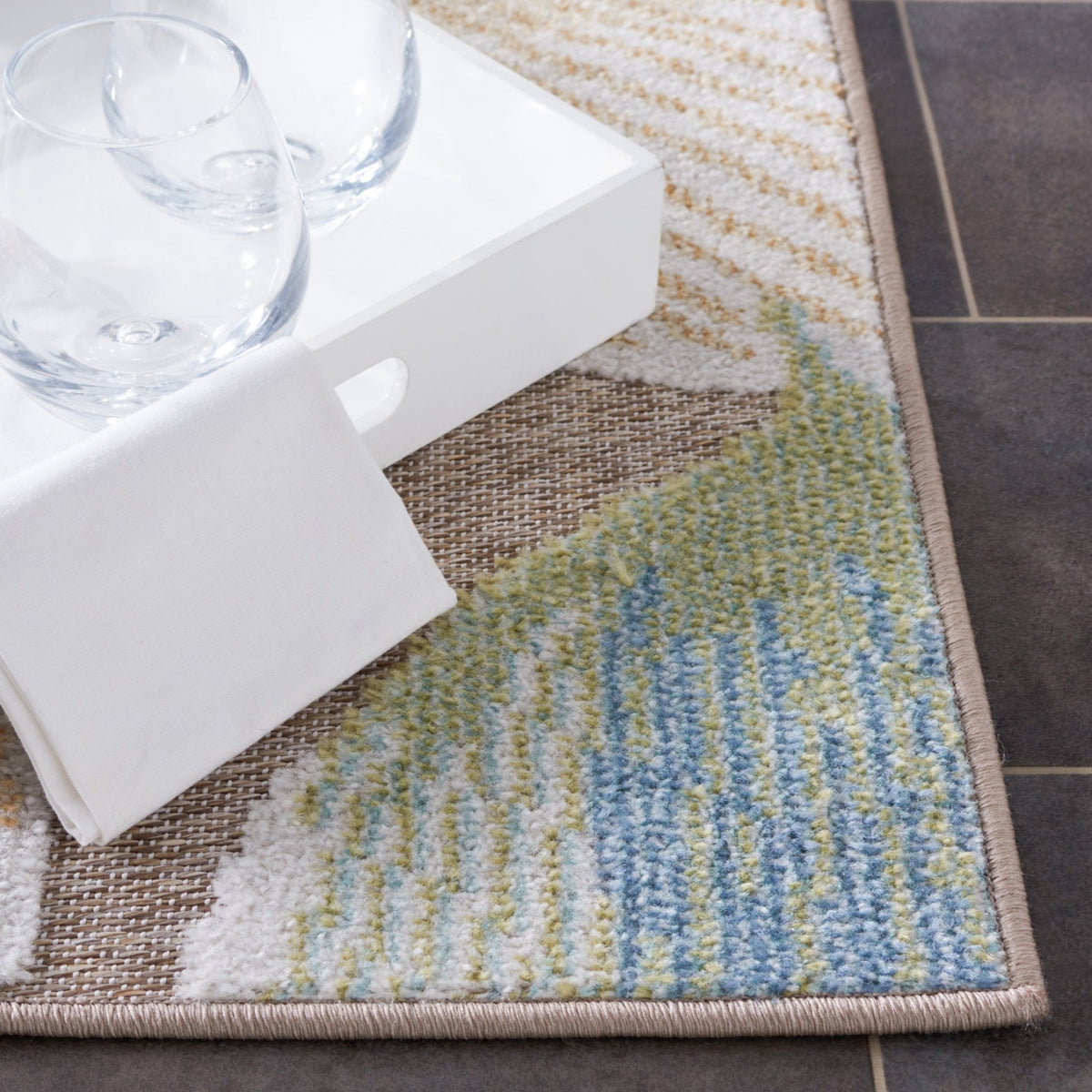 Safavieh Sarasota Sar110F Grey/Brown Rug.