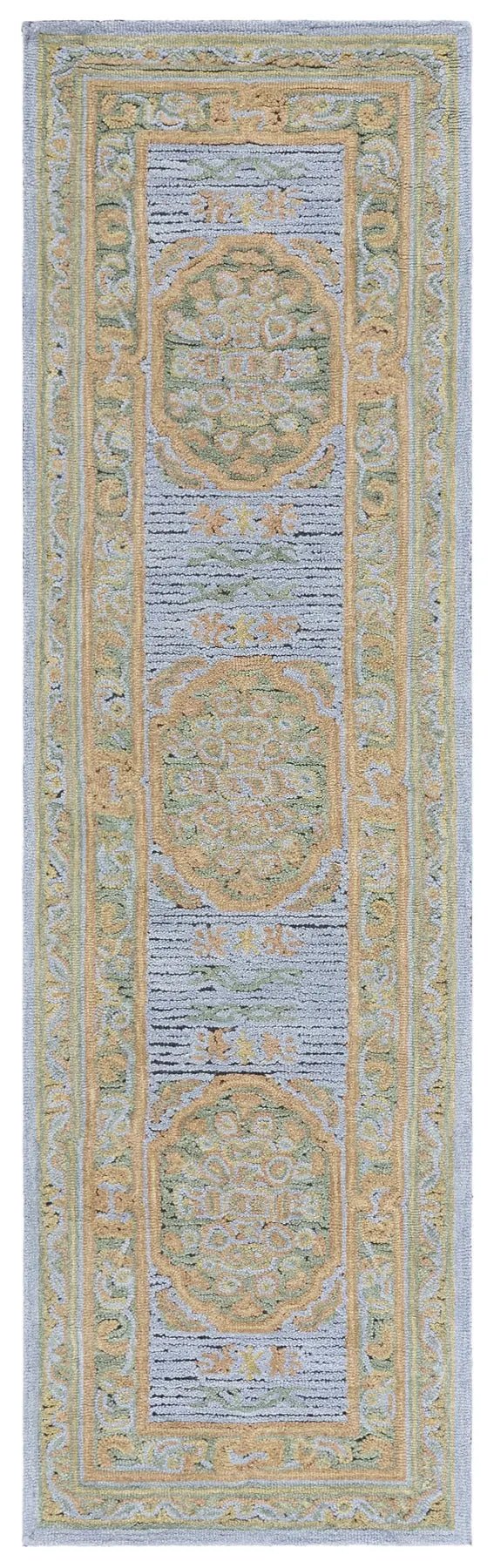 Safavieh Savonnerie 2'-3" x 8'-0" Rug in Pink / Gold