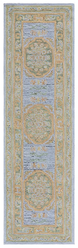 Safavieh Savonnerie 2'-3" x 8'-0" Rug in Pink / Gold