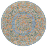 Safavieh Savonnerie 6'-0" x 6'-0" Rug in Pink / Gold