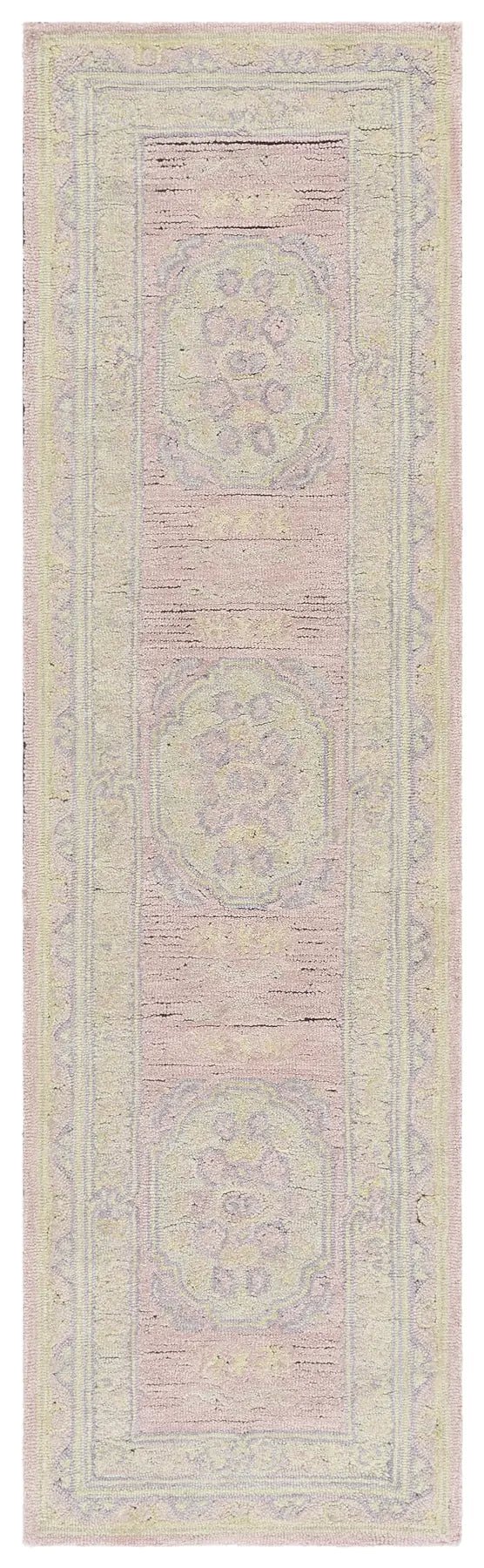 Safavieh Savonnerie 2'-3" x 8'-0" Rug in Pink / Beige