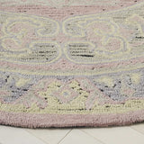 Safavieh Savonnerie 6'-0" x 6'-0" Rug in Pink / Beige