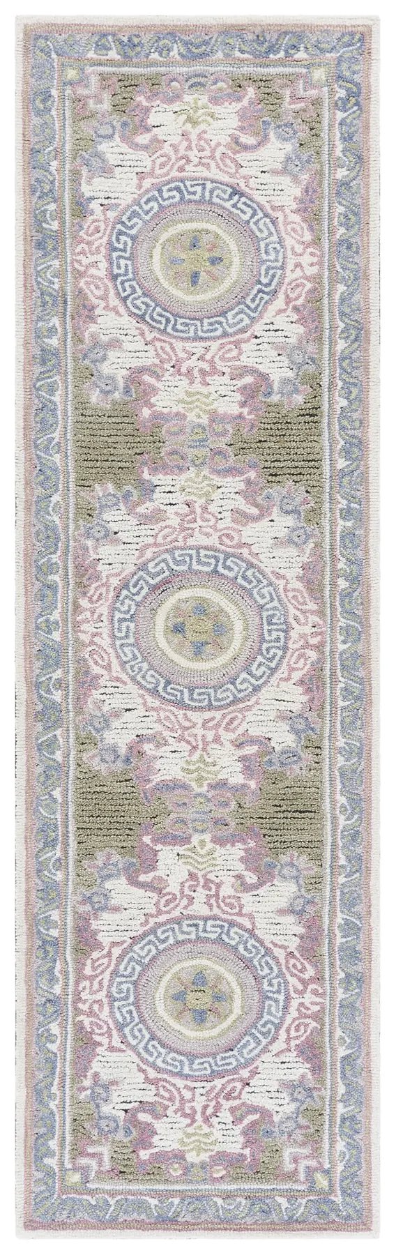 Safavieh Savonnerie 2'-3" x 8'-0" Rug in Ivory / Beige