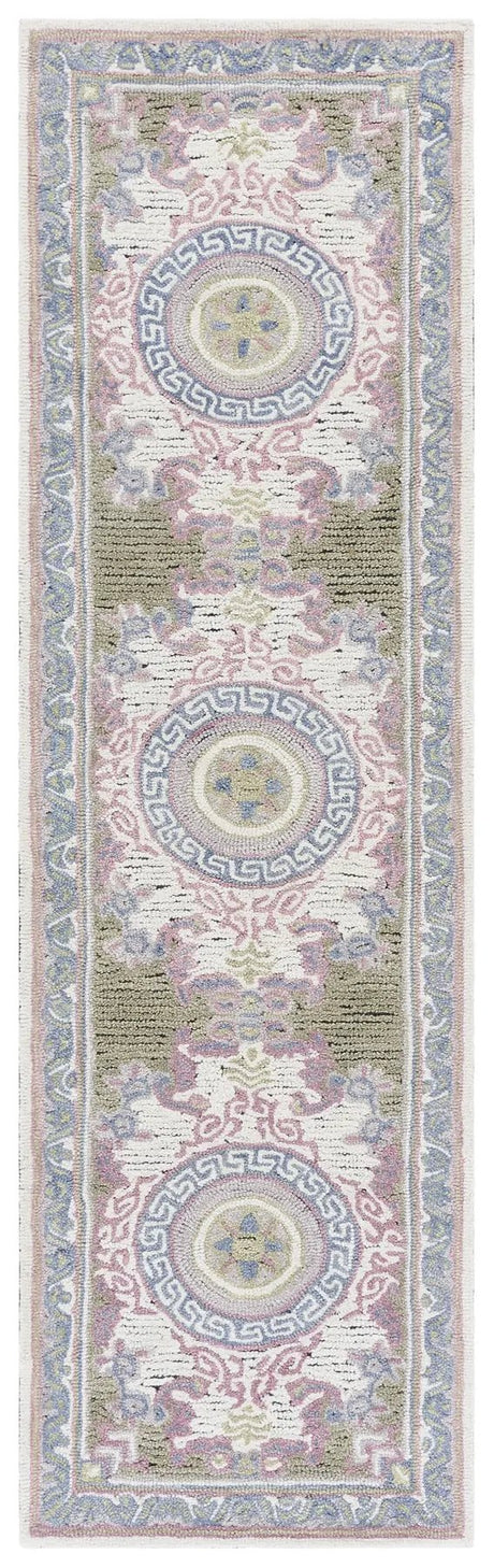 Safavieh Savonnerie 2'-3" x 8'-0" Rug in Ivory / Beige