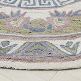 Safavieh Savonnerie 6'-0" x 6'-0" Rug in Ivory / Beige