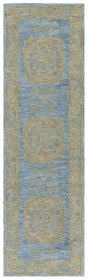 Safavieh Savonnerie 2'-3" x 8'-0" Rug in Blue / Beige
